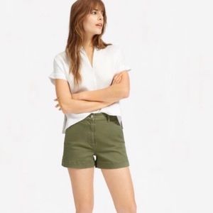 Everlane Cotton Twill Shorts - Size 2